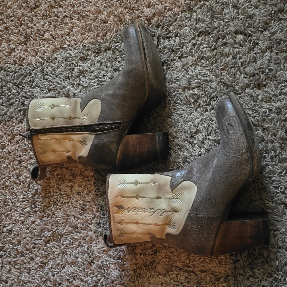 Junk Gypsy Cowboy boot heel booty